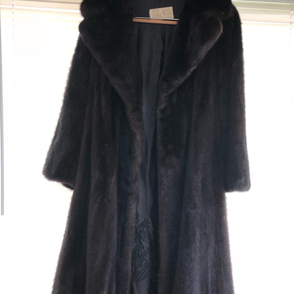Mink coat black diamond